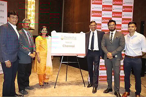 Dignitaries of Deeksha at the launch of the new centres for NEET in Chennai recently