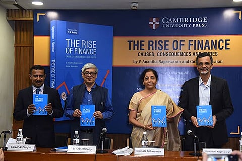 At the launch of the book in New Delhi