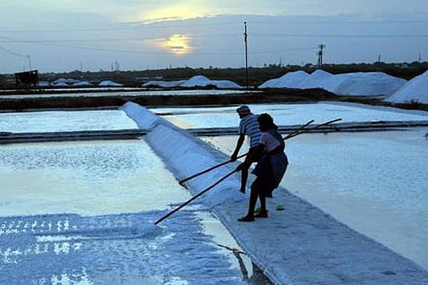 File photo of a salt pan
