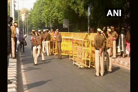 Heavy deployment of police outside JNU ahead of protest march to Parliament