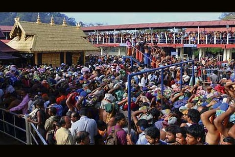 Heavy rush of pilgrims continues at Lord Ayyappa temple