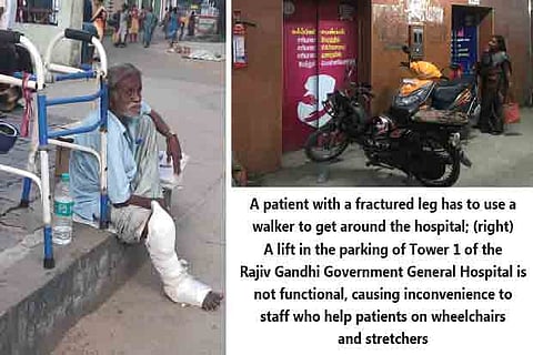 Worn out equipment, unhygienic conditions aggravate patients’ woes in govt hospitals