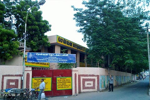 Pulianthope police adopt Corpn school