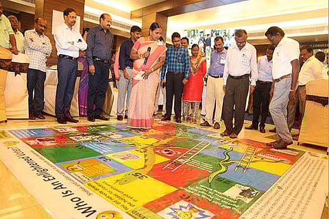 Chief Electoral Officer Sathyabrata Sahoo at a programme organised for trainers on electoral literacy