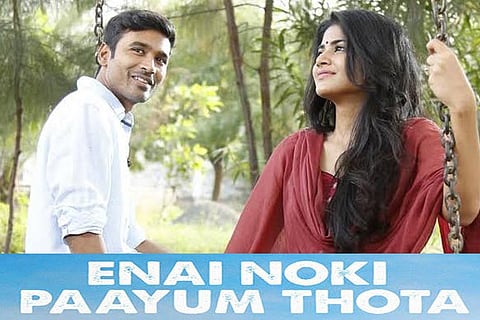 Film Review 'Enai Nokki Paayum Thota': Dhanush is the saving grace of this layered love story