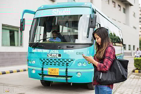 Office ride-sharing app to double bus routes in city