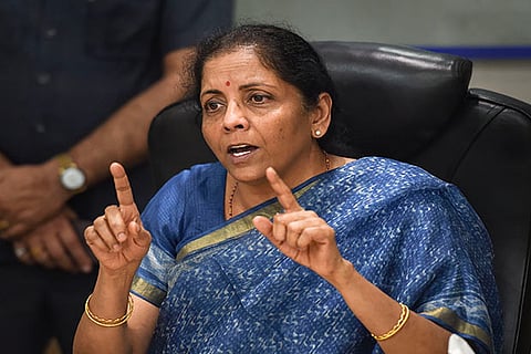 Finance Minister Nirmala Sitharaman