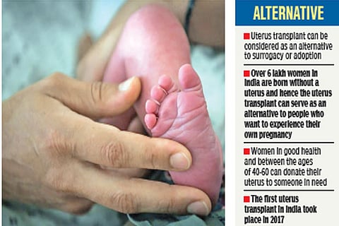 Uterine transplantation can help bear child