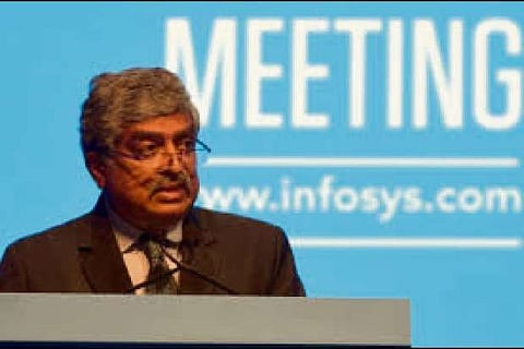 Nandan Nilekani steps in to soothe Infosys investors
