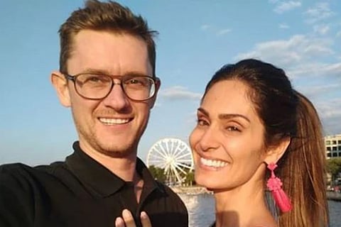 Bruna Abdullah, husband Allan Fraser welcome first child together