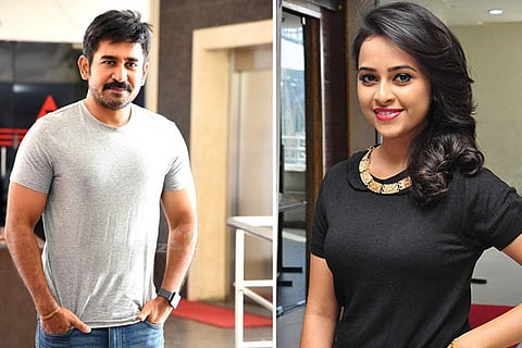 Vijay Antony and Sri Divya
