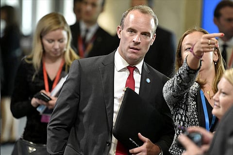 Britain's Foreign Secretary Dominic Raab. File photo: Reuters