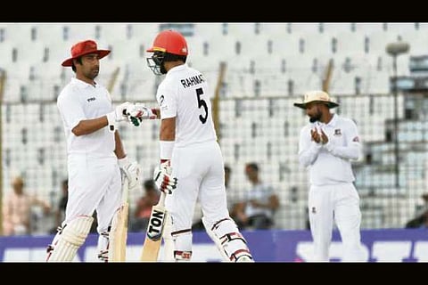 Afghans ride Rahmat's ton to post 271/5 against Bangladesh