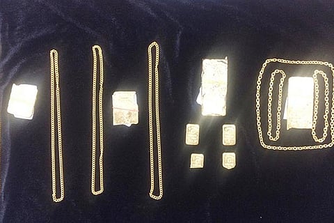 Chennai airport customs seize 1.65 kg gold concealed in bodies of two passengers