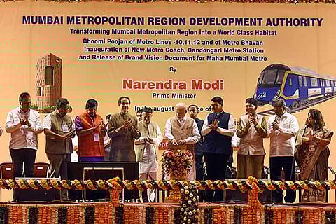 Let's create cities of 21st century world: Modi launches 3 more metro lines for city