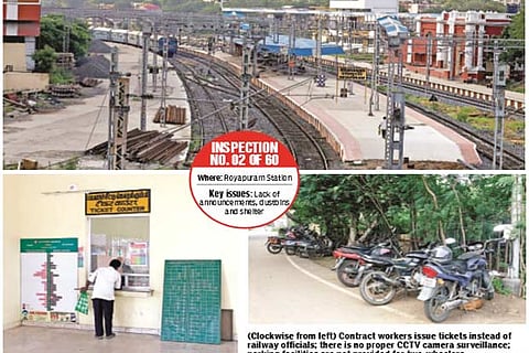 Lack of CCTV cams poses risk to commuters at Royapuram station