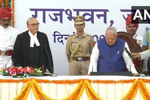 Kalraj Mishra sworn in as Rajasthan Governor
