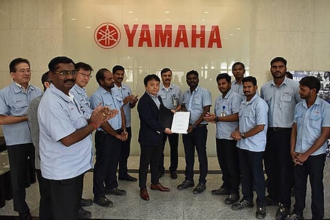 India Yamaha Motor, union ink 3-year wage pact