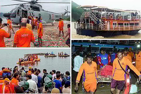 12 dead as tourist boat capsizes in Godavari, Andhra CM announces Rs 10 lakh financial aid