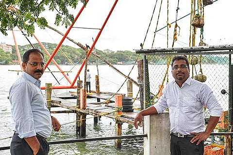 (L-R) Founders of FreshToHome Mathew Joseph and Shan Kadavil