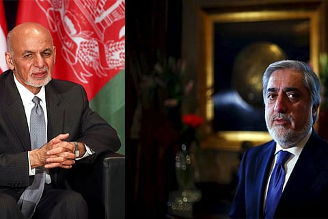 President Mohammad Ashraf Ghani and his Chief Executive Abdullah Abdullah