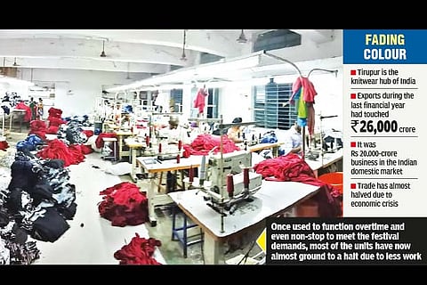 Tirupur garment industry in doldrums