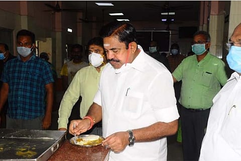 TN CM eats food at 'Amma' Canteen, says ready to serve meal to multitudes more