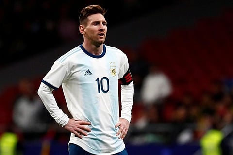 Messi, other stars show off skills in toilet roll challenge