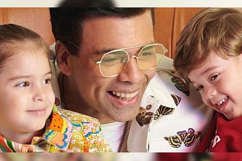 Karan Johar's kids want him to have a bath