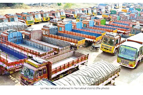 Only 10 pc lorries on roads as drivers refuse trips to hotspots