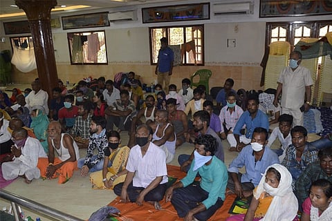 Migrant workers allege threat of eviction from lodge owners