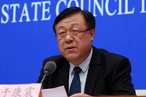 Chinese Vice Agriculture Minister Yu Kangzhen