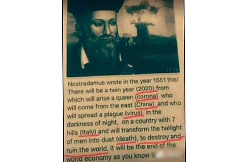 Did Nostradamus predict COVID-19?