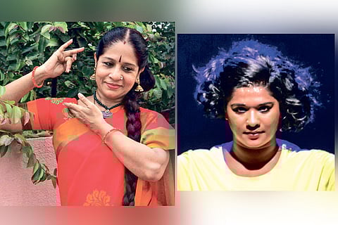 Lakshmi Ramaswamy; Aparnaa Nagesh (right)