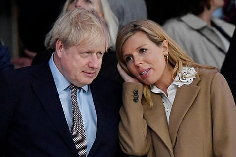 Boris Johnson and Carrie Symonds