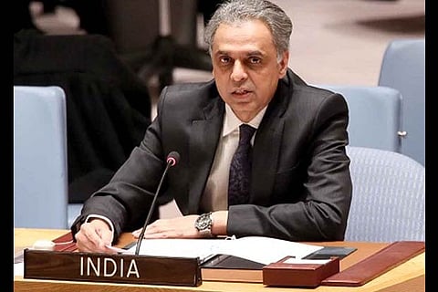 India’s Permanent Representative to UN Akbaruddin bows out with a namaste