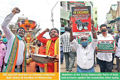 Chennai: Several held for rally without permission on Bhoomi Pujan day