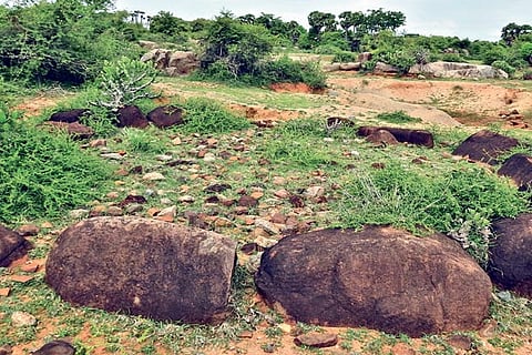 2,000-year-old burial site with 300 stone circles found near Vandavasi