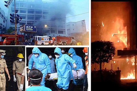 10 dead in Andhra Covid centre fire, govt sets up probe panel
