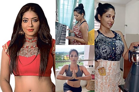 Actress Reshma?s lockdown routines