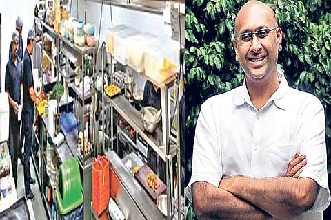 One of Olive and Twist?s cloud kitchens; Nikhil Moturi, Restaurateur