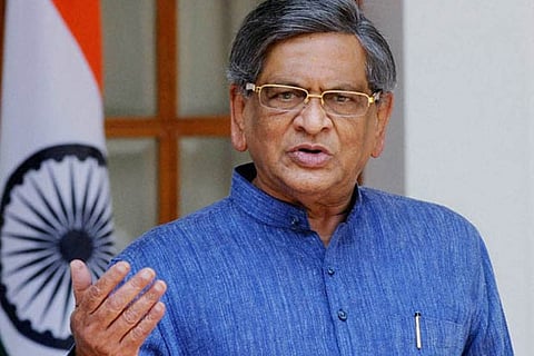 Completely ban corporate funding of elections: S M Krishna