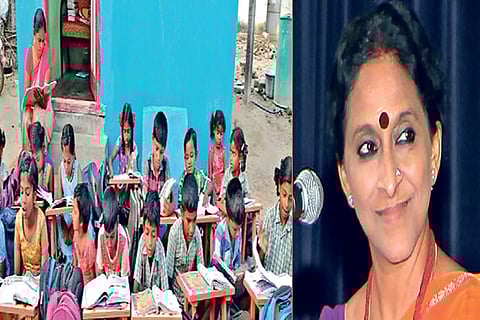 An STS school; Bombay Jayashri