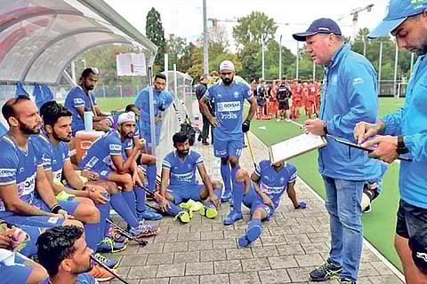 The men?s core group has been training since Wednesday