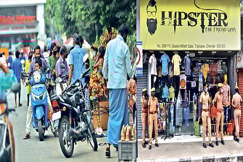 People throng markets to buy puja items on Vinayaga Chathurthi; Cops deployed to control crowd