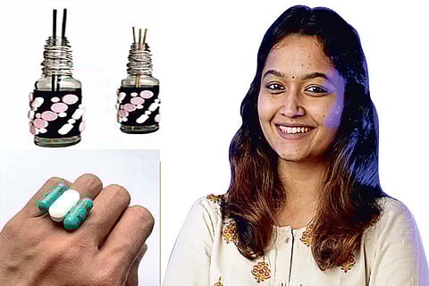 Multipurpose decor items and accessories made from tablets; Mithuna Maran