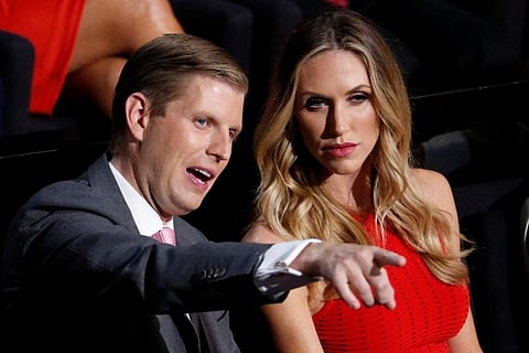Donald Trump's son Eric Trump and Lara Trump (Photo: Reuters)