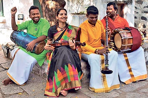 A Carnatic Quartet team
