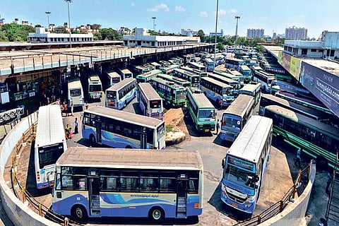 File photo of Koyambedu bus stand
