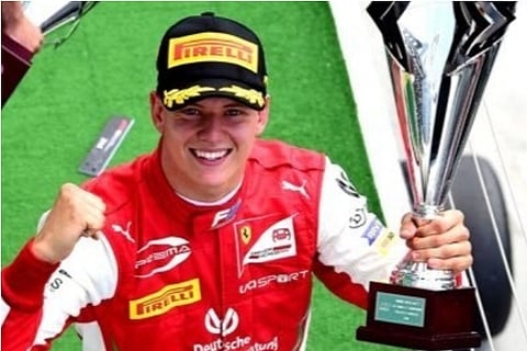 Source: Twitter; Mick Schumacher